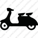 Delivery motorcycle vehicle passenger