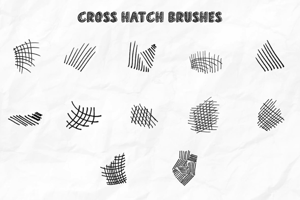 crosshatch photoshop brush download